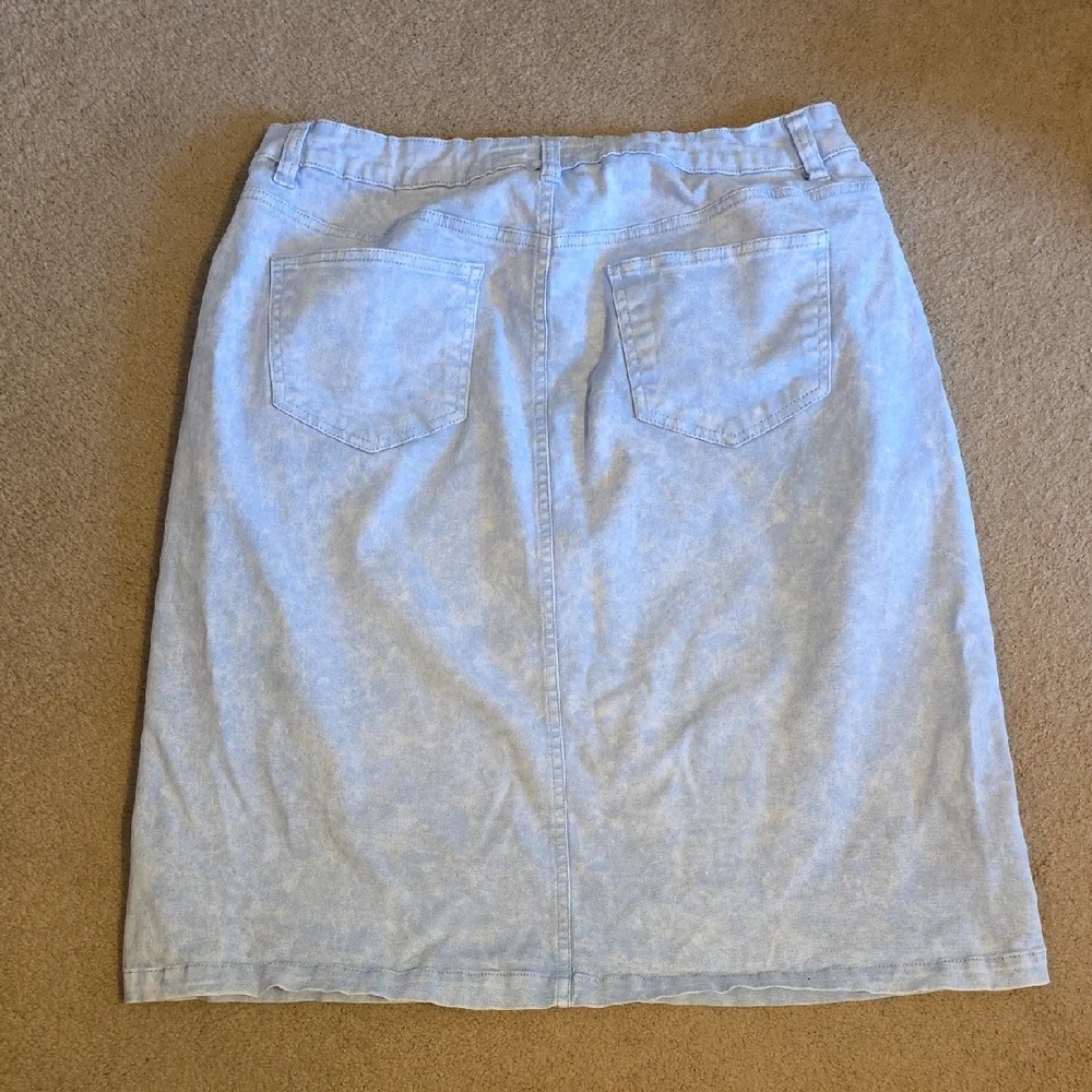 Light Blue Denim Skirt 10
